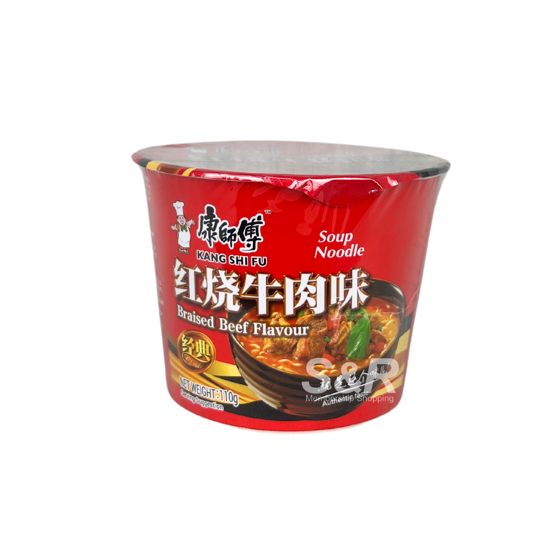 Kang Shi Fu Soup Noodle Braised Beef Flavor 110g Kang Shi Fu Soup Noodle Braised Beef Flavor 110g